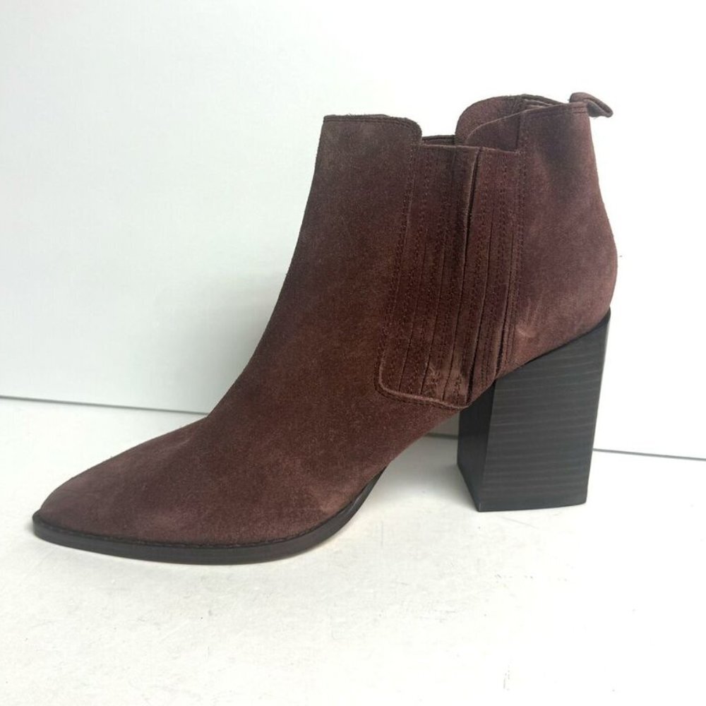 Nine West Womens Beata Ankle Boot Red Size 8.5 M